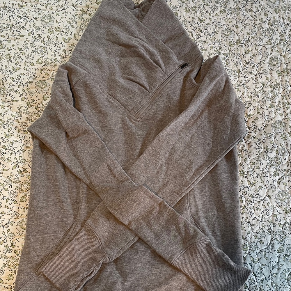 Zella Men's Zip Up Gray Sweater